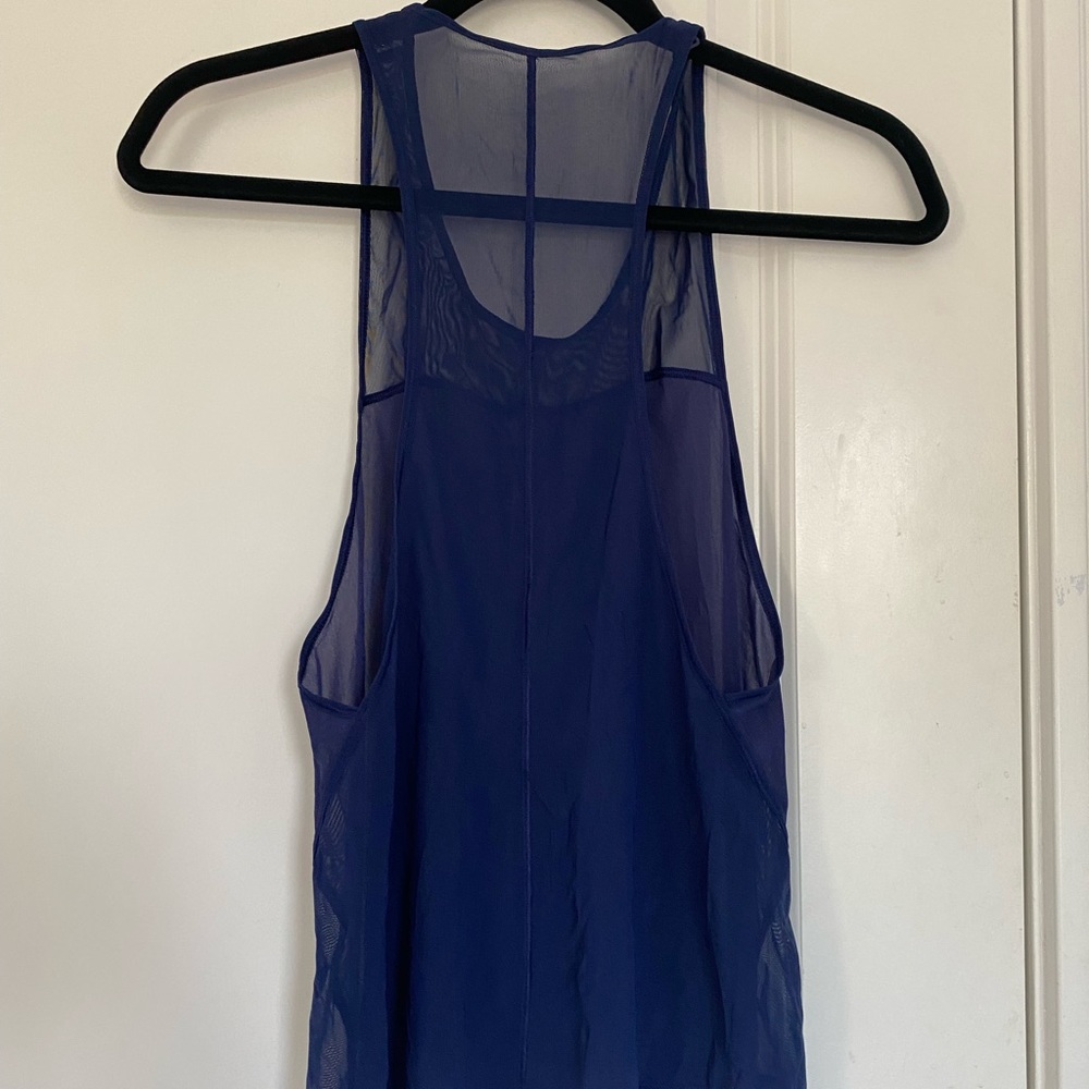 Sheer Workout bra cover athletic top